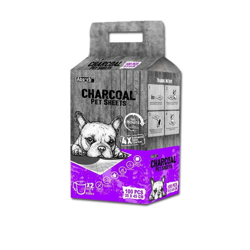 Absorb Plus Charcoal Pet Sheets