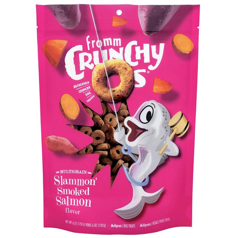 Fromm Crunchy O's Slammon' Smoked Salmon Dog Treats - Salmon - 6oz Bag