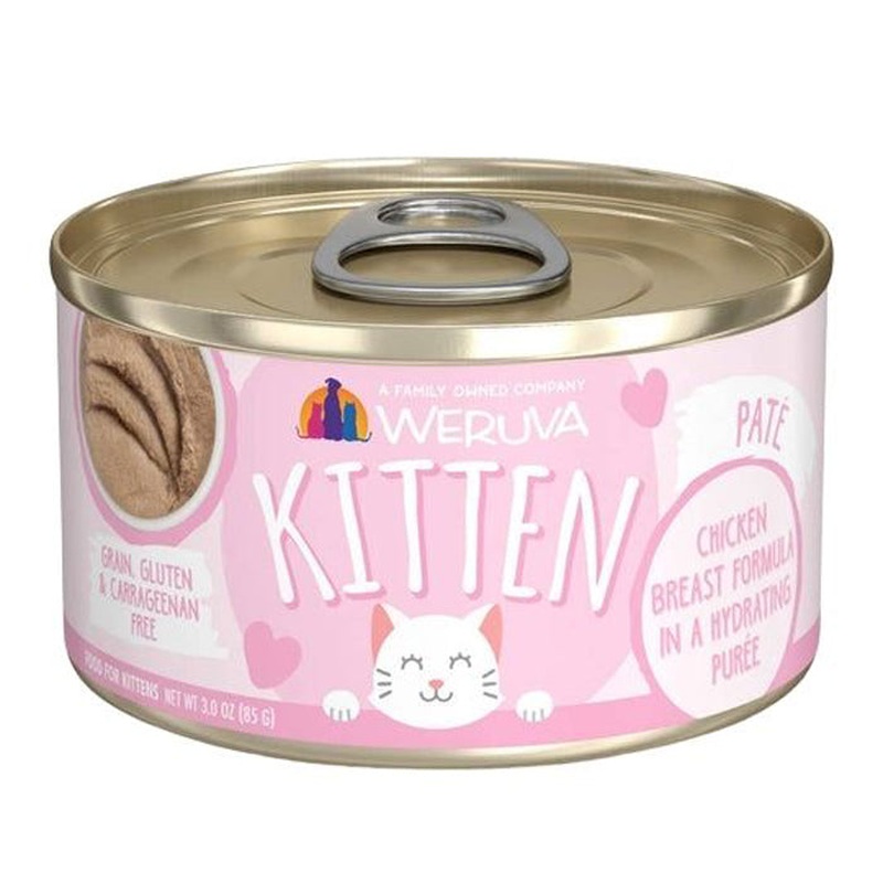 Weruva Kitten Chicken Breast Formula Hydrating Puree Cat Food 3oz