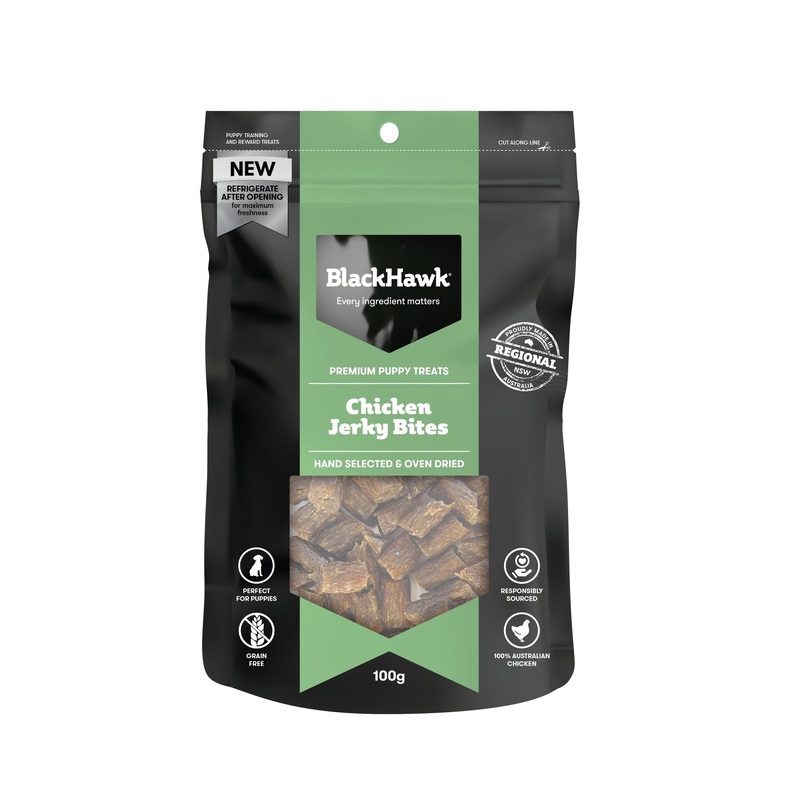 Black Hawk Puppy Treats Chicken Bites 100g