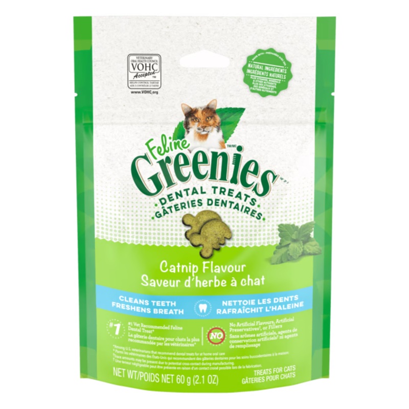 Greenies Catnip Adult Cat Dental Treats 2.1oz