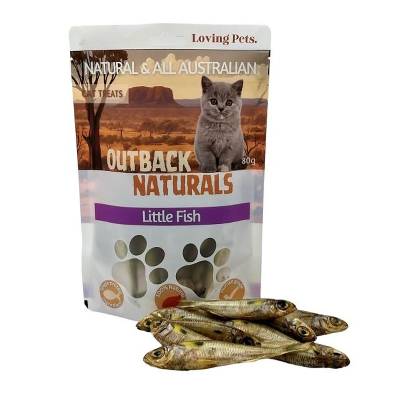 Whole Little Fish Cat Treats 80g Loving Pets