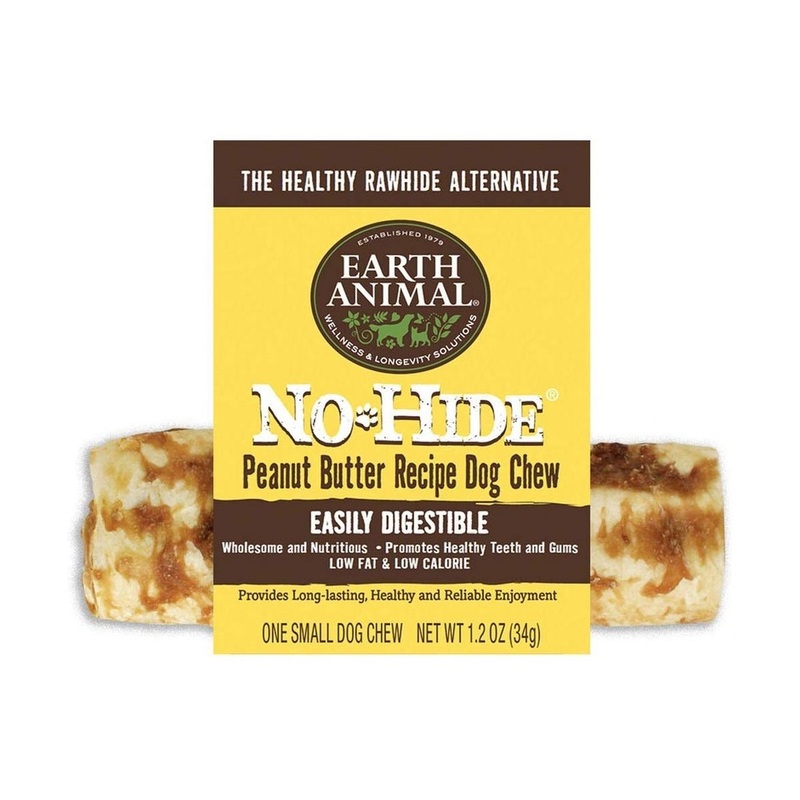 Earth Animal No-Hide Peanut Butter Chew 4" 2 Pack
