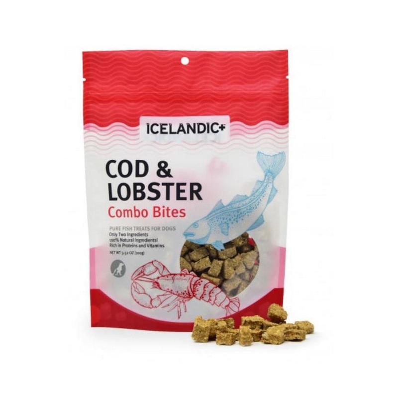 Icelandic Combo Bites Cod/Lobster Dog Treats 3.52oz