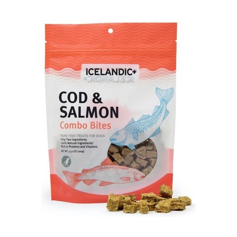 Icelandic Combo Bites Cod/Salmon Dog Treats 3.52oz