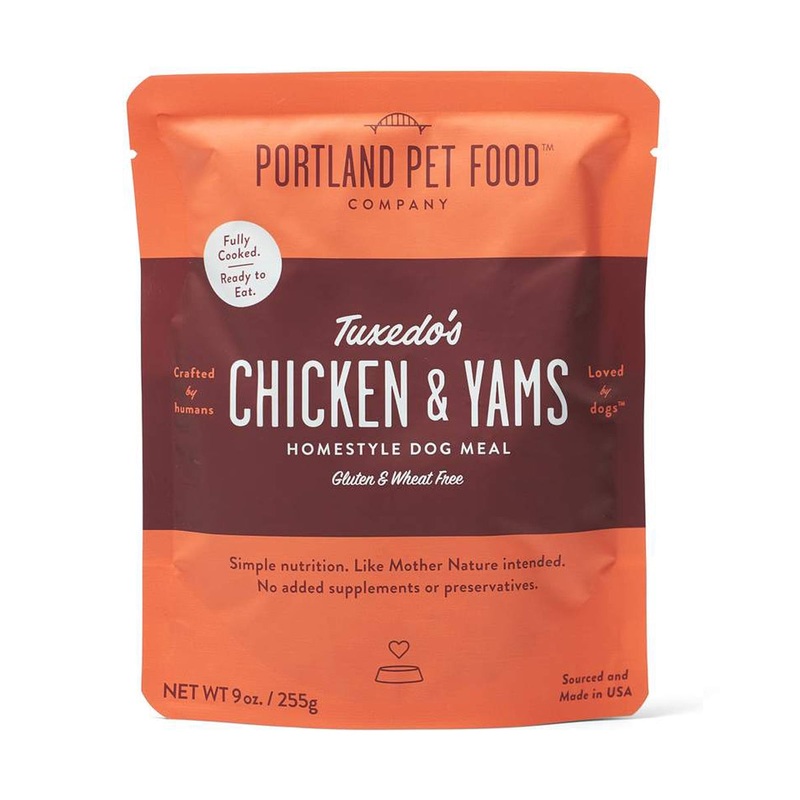 Portland Pet Tuxedo's Chicken & Yams Meal Pouch Dog Treats 9oz