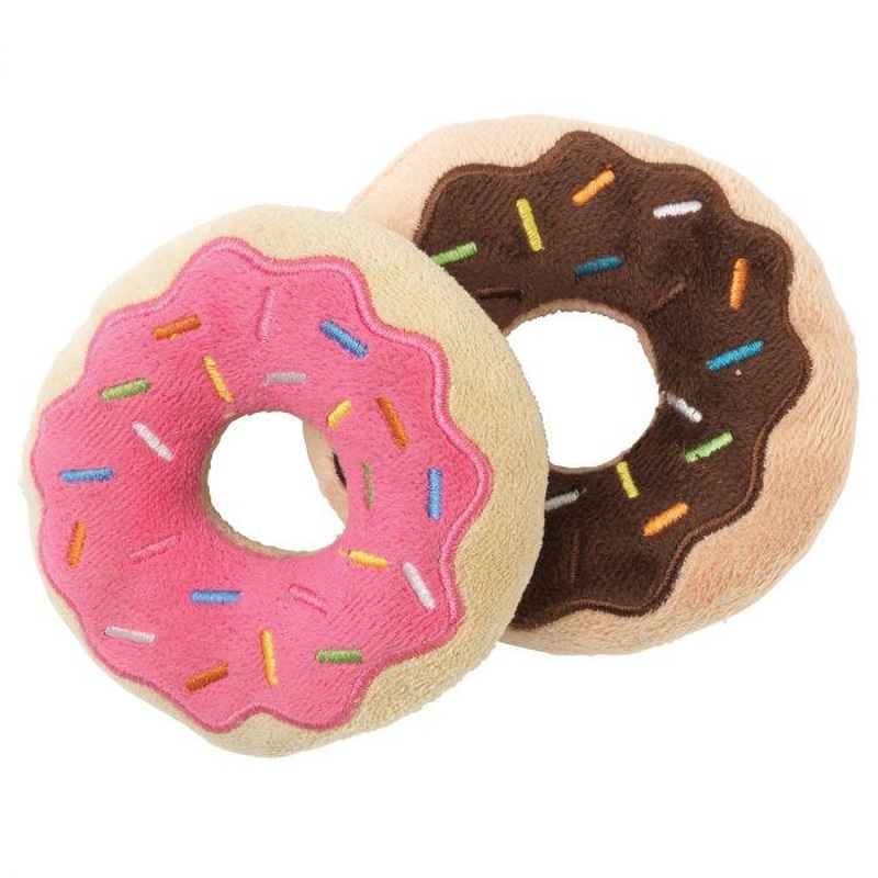 Fuzzyard Dog Toy - Donuts 2 Pack
