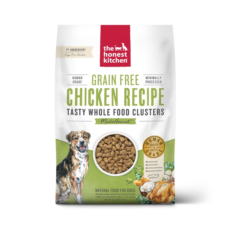 The Honest Kitchen Grain Free Chicken Whole Food Clusters - Dry Dog Food - 20lb
