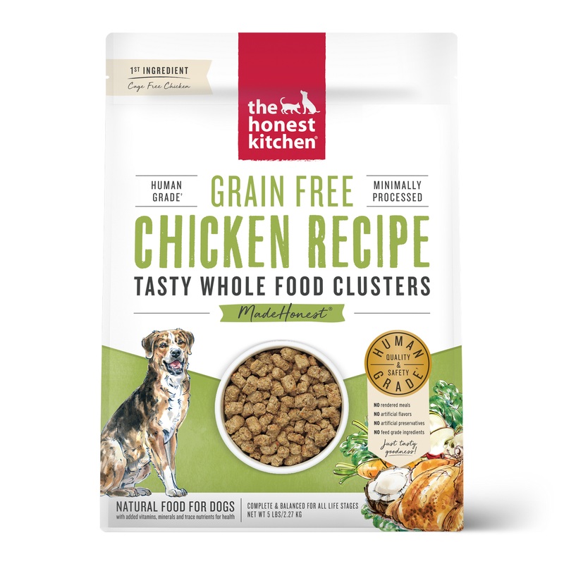 The Honest Kitchen Grain Free Chicken Whole Food Clusters - Dry Dog Food - 5lb