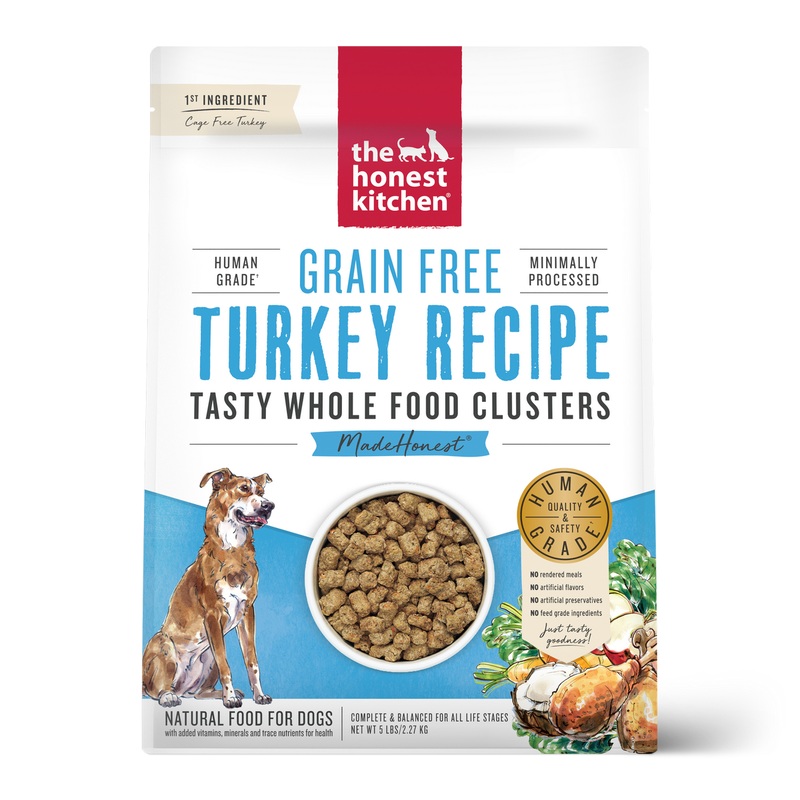 The Honest Kitchen Grain Free Turkey Whole Food Clusters - Dry Dog Food 5lb