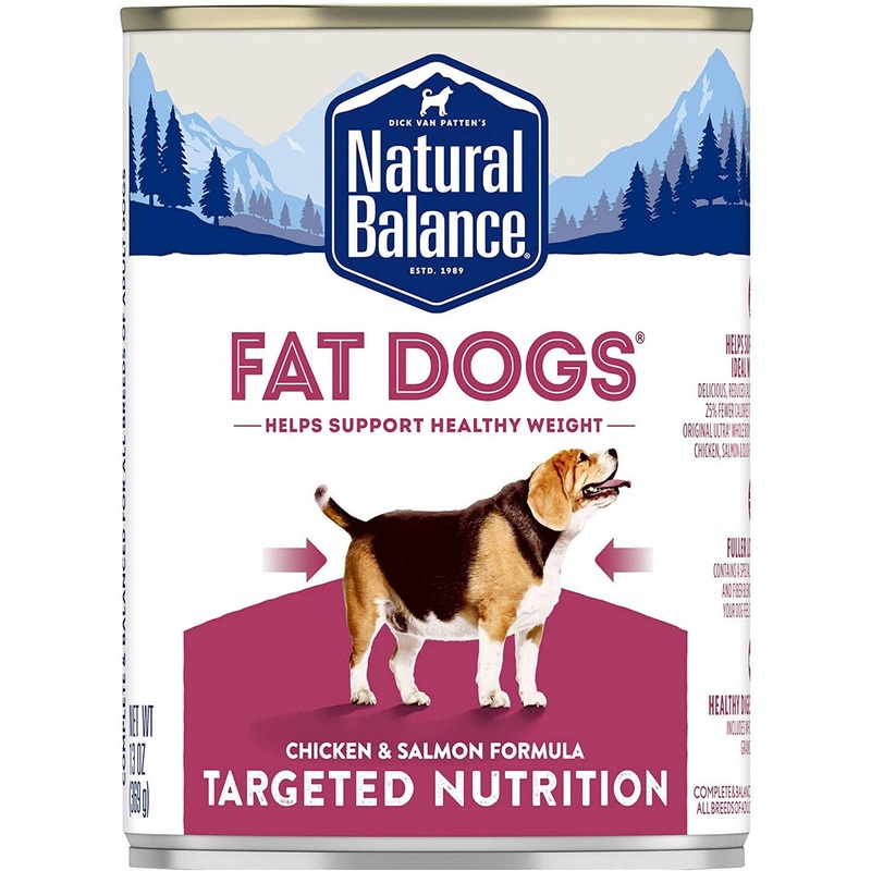 Natural Balance Targeted Nutrition Low Calorie Wet Dog Food - 13oz Can