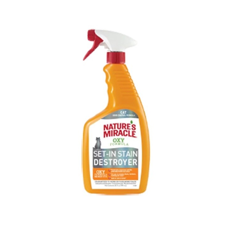 Natures Miracle Set in Stain Odour Remover for Cats 709ml