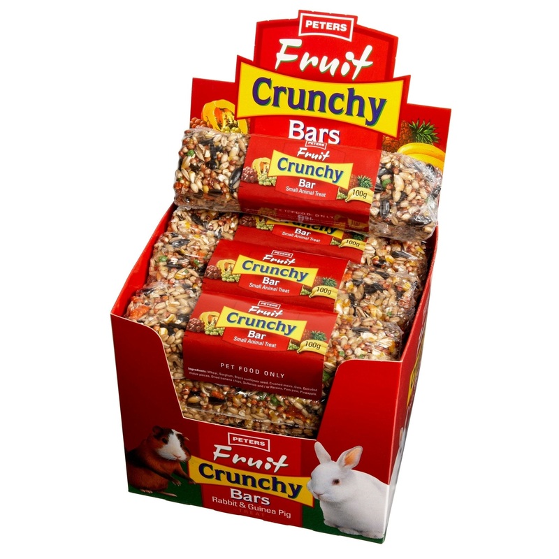 Peters Small Animal Fruit Crunchy Bar 100g