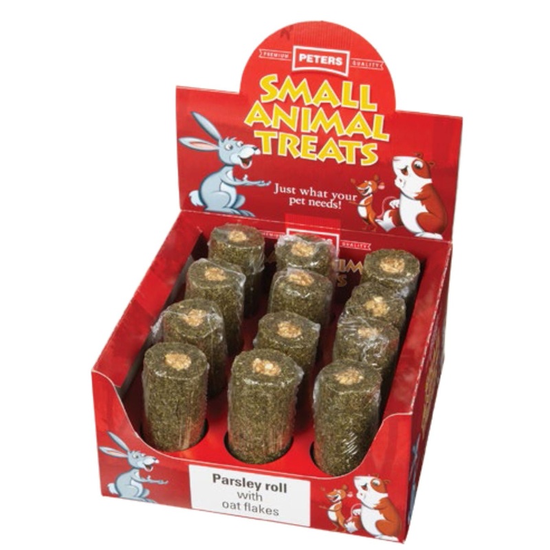 Peters Small Animal Parsley Roll with Oat Flakes 60g