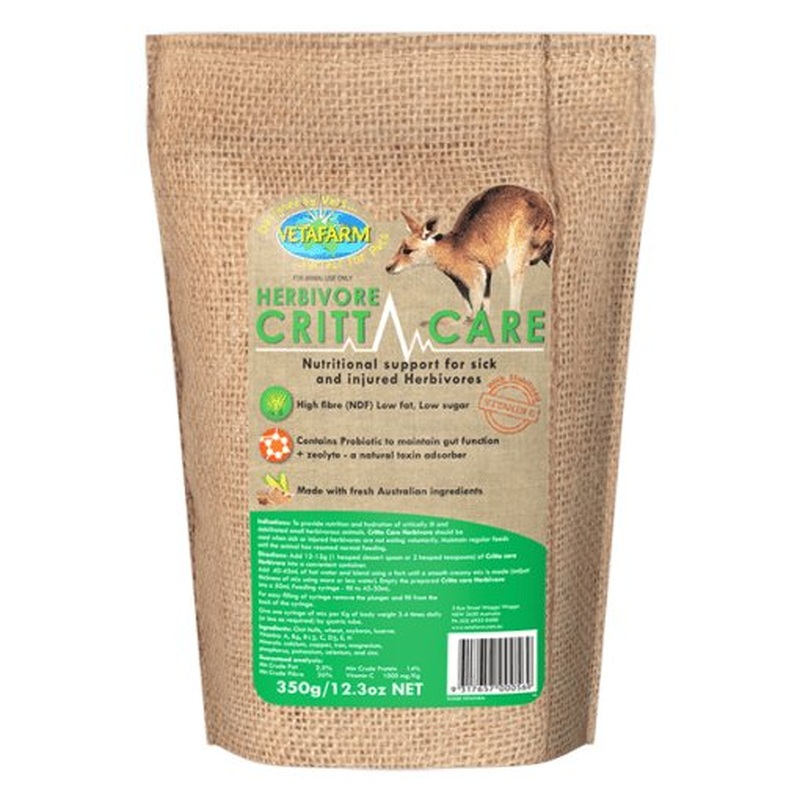 Vetafarm Critta Care Herbivore 350g