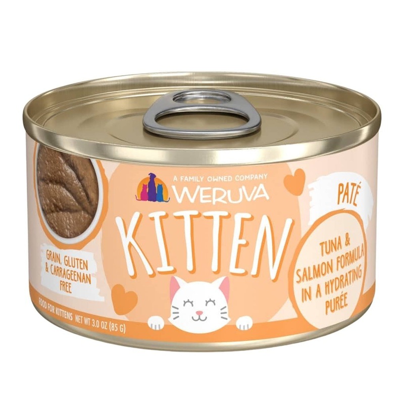 Weruva Kitten Tuna & Salmon Hydrating Puree Cat Food 3oz