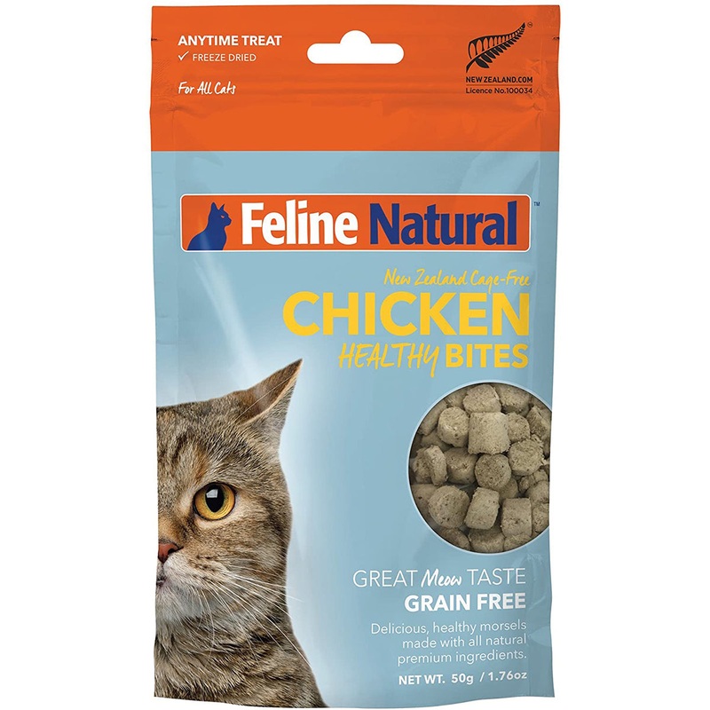 Feline Natural Chicken Healthy Bites Cat Treats 1.76oz