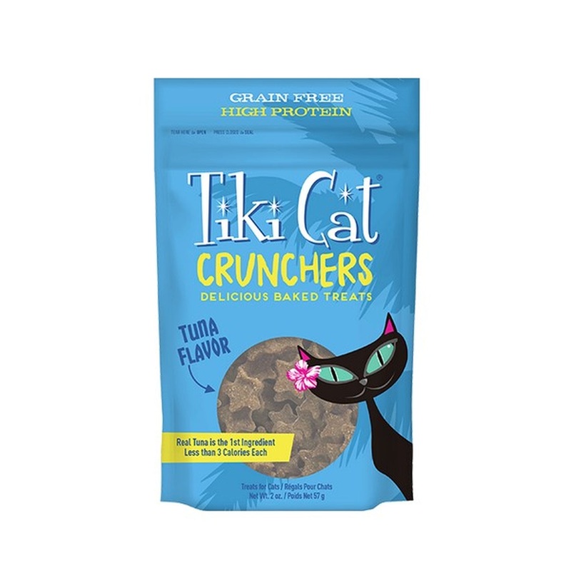 Tiki Cat Crunchers Treat Tuna Flavor Cat Treats 2oz