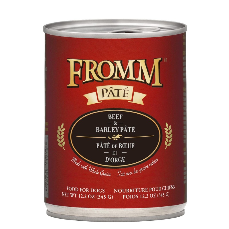Fromm Pt Wet Dog Food - Beef & Barley - 12.2oz Can