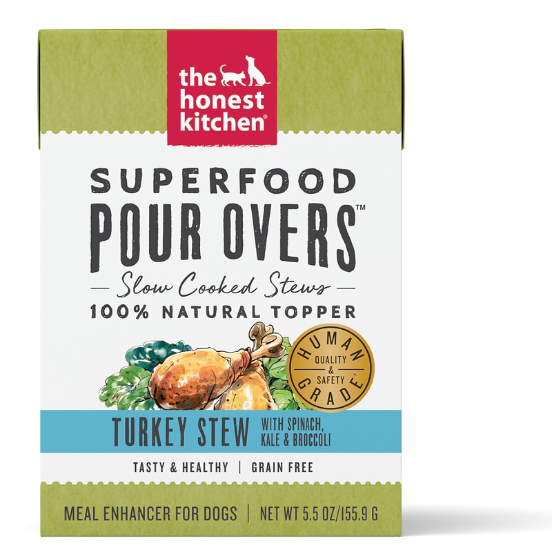 The Honest Kitchen Pour Overs Superfood Dog Food Toppers - Turkey 5.5oz