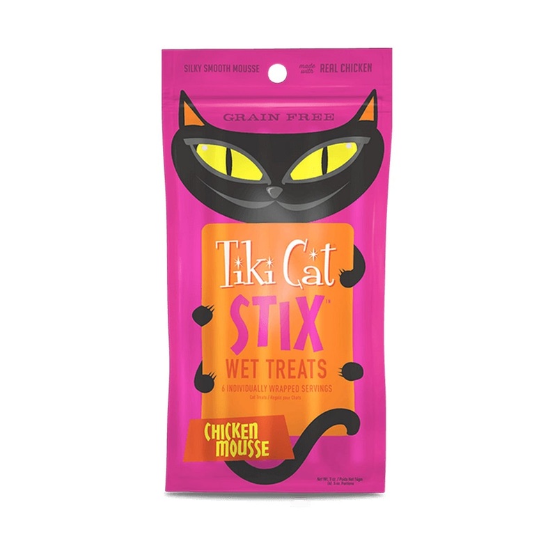 Tiki Cat Stix Mousse Chicken Cat Treats 6Pk