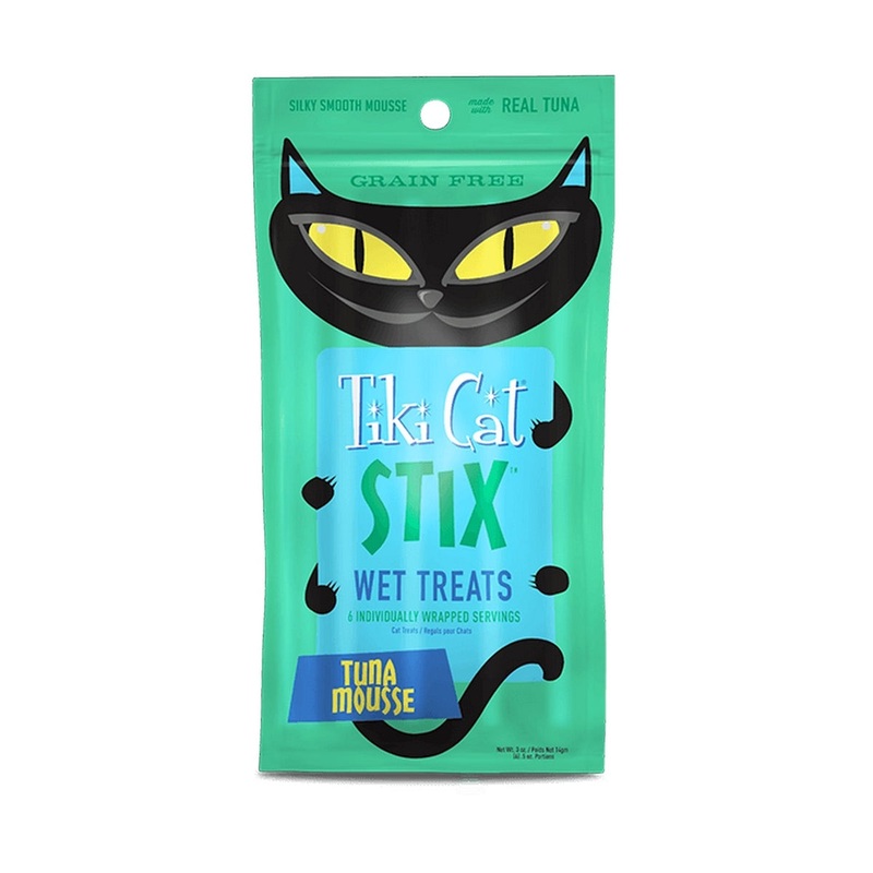 Tiki Cat Stix Tuna Mousse Cat Treats 6Pk