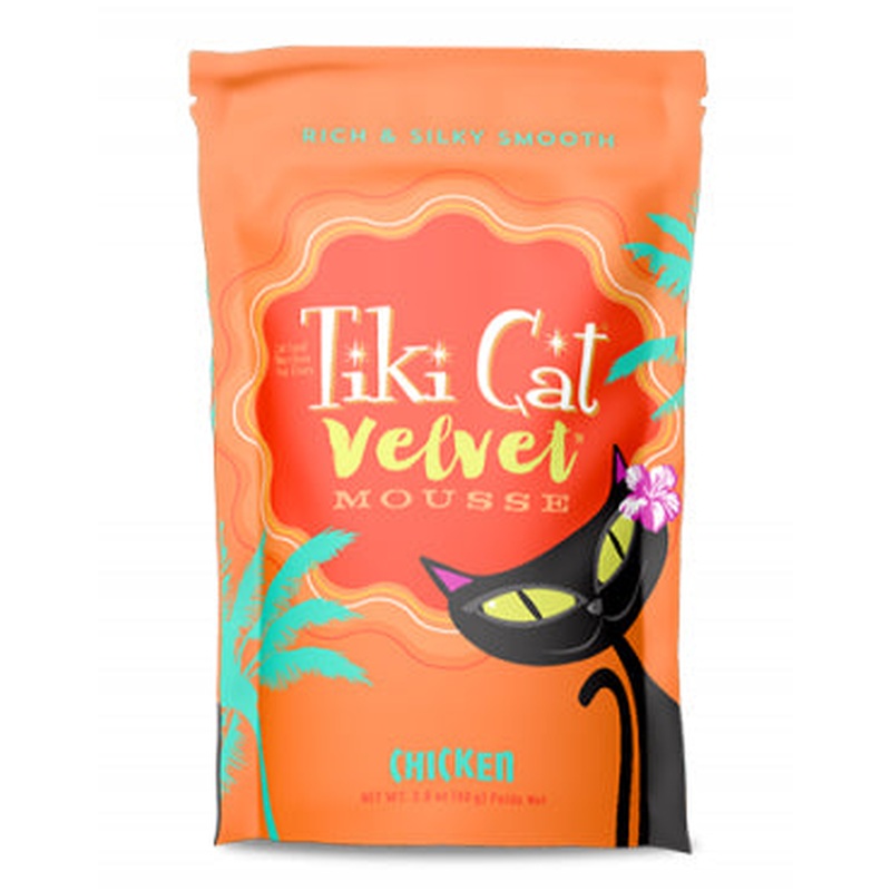 Tiki Cat Velvet Mousse Chicken Wet Cat Food Pouch 2.8oz
