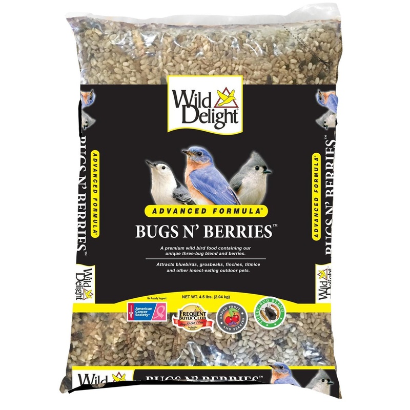 Wild Delight Bugs N' Berries Bird Food 4.5lb