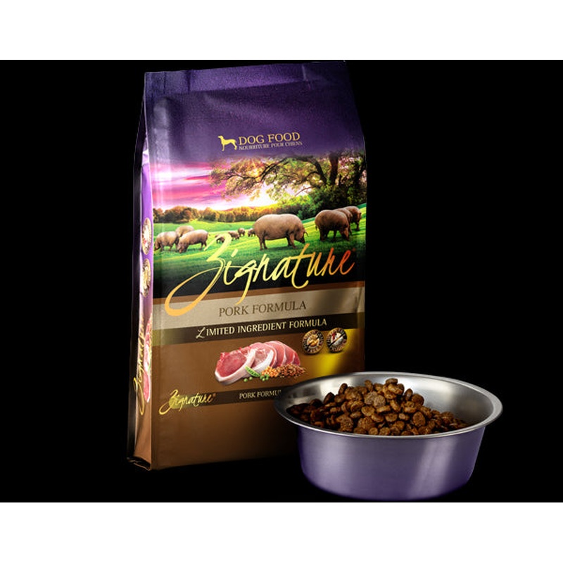 Zignature Dry Dog Food - Pork - 25lb Bag