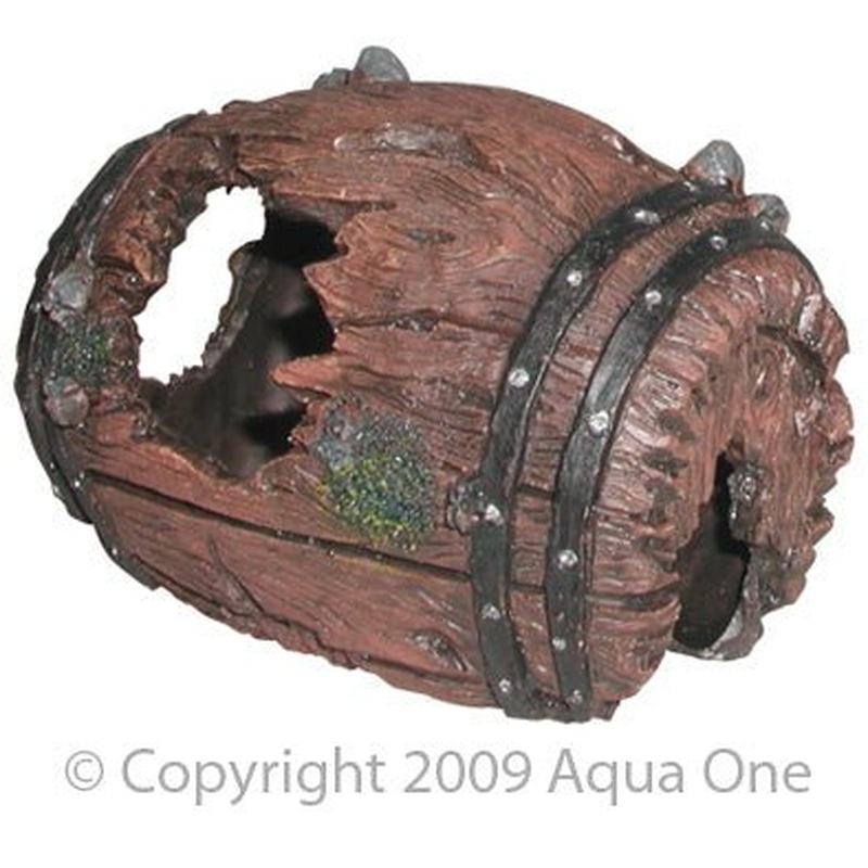 Aqua One Barrel Ornament