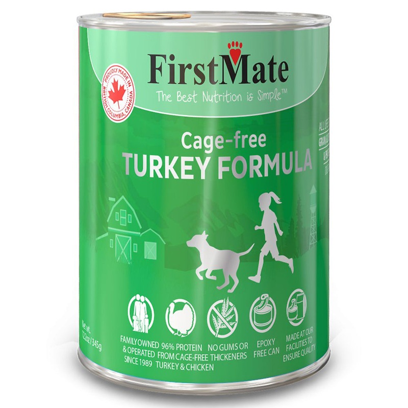 FirstMate Limited Ingredient Wet Dog Food - Turkey Formula - 12.2oz Can