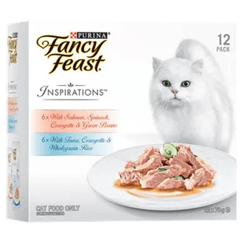Fancy Feast Inspirations Salmon Tuna & Rice 12x70g