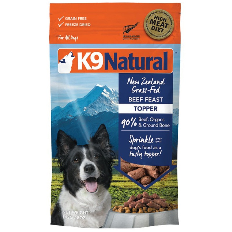 K9 Natural Beef Topper Dog Food 5oz