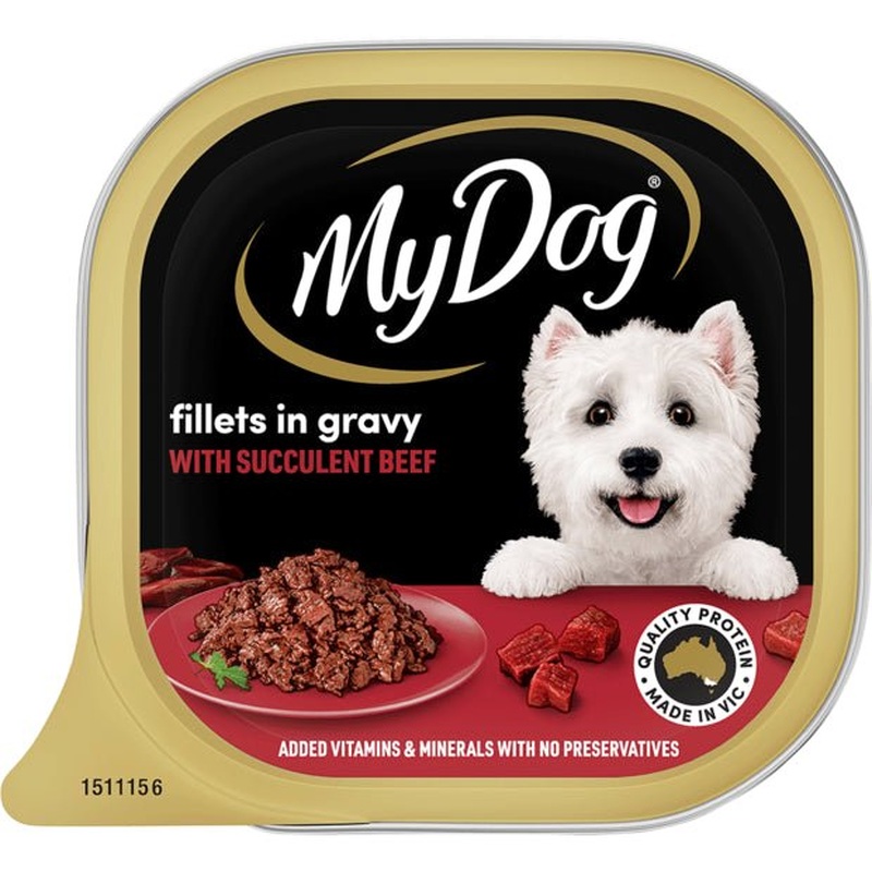 My Dog Wet Dog Food Beef Fillets 100g