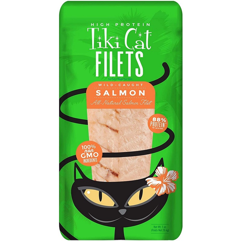 Tiki Cat Salmon Filets Cat Food 1oz