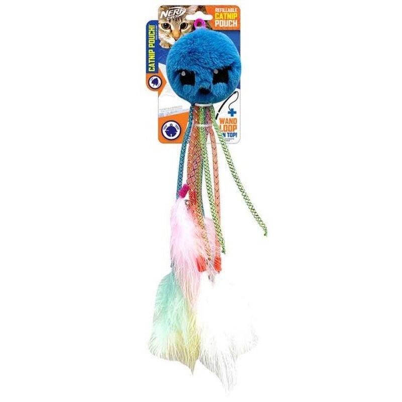Nerf Cat Ultra Plush Octopus with Catnip Pouch
