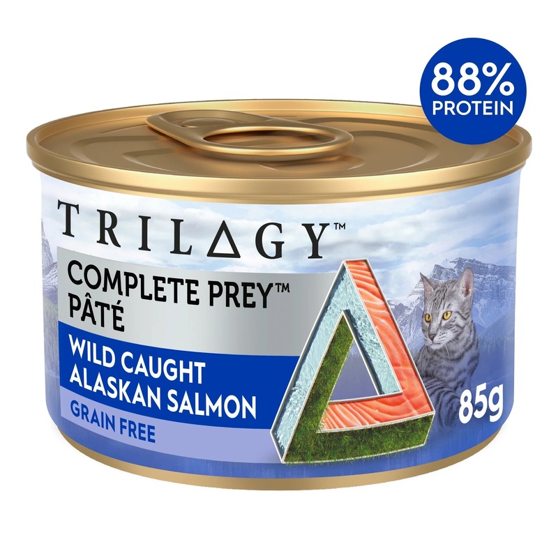 Trilogy Complete Wet Cat Food Prey Pate Salmon 85g