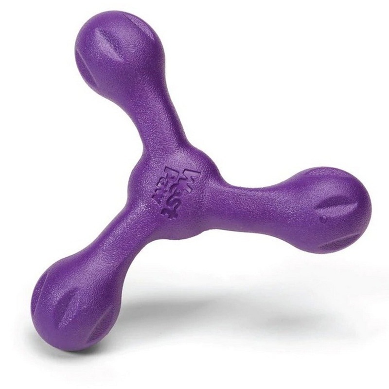 West Paw Skamp Dog Toy Large Eggplant