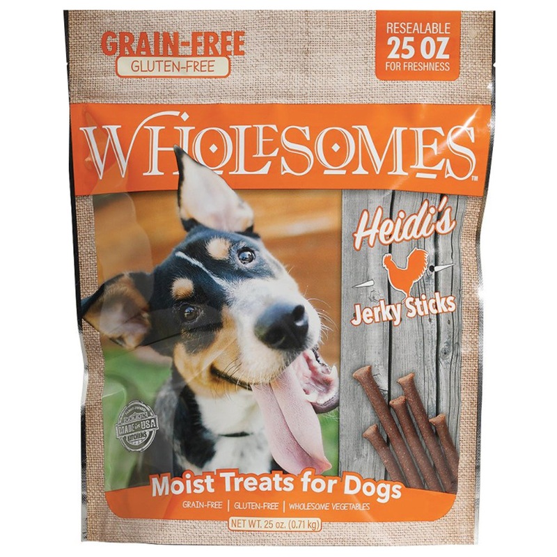 Wholesomes Heidi's Chicken Grain Free Jerky Sticks Treats 25oz