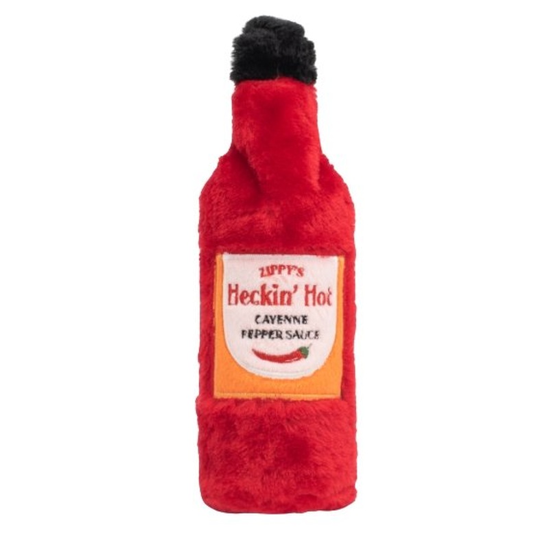 Zippy Paws Hot Sauce Crusherz Crunch Dog Toy Heckin Hot