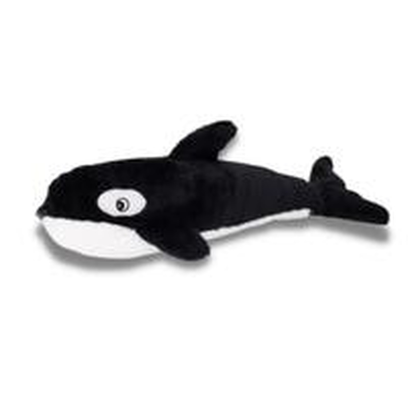 Zippy Paws Plush Squeaky Jigglerz Dog Toy Killer Whale