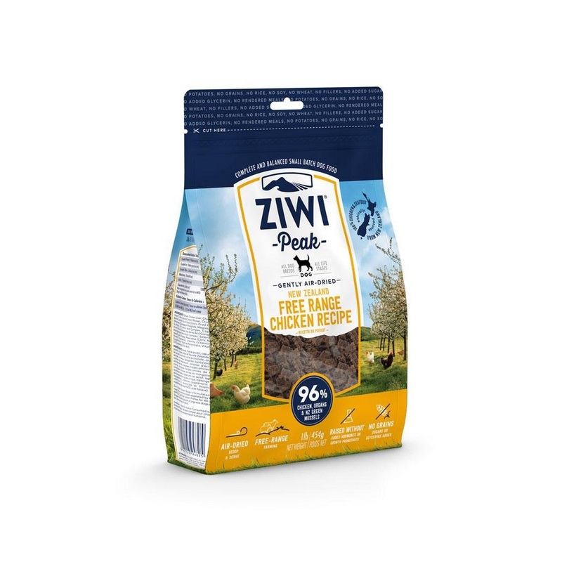 Ziwi Peak Air-Dried Dog Food - Free-Range Chicken - 16oz Bag