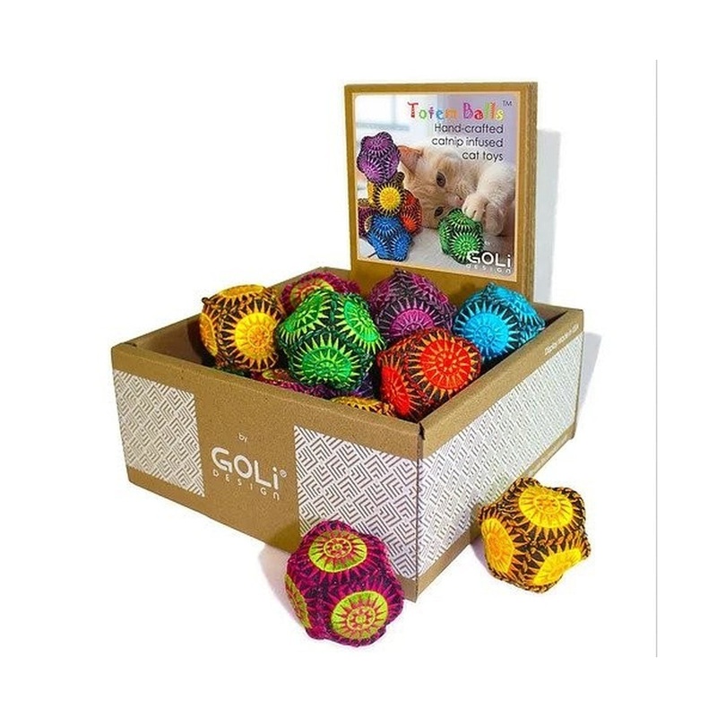 Goli Design Cotton Totem Ball Cat Toys 1.5"