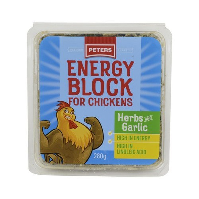Peters Poultry Energy Block Herb & Garlic 280g