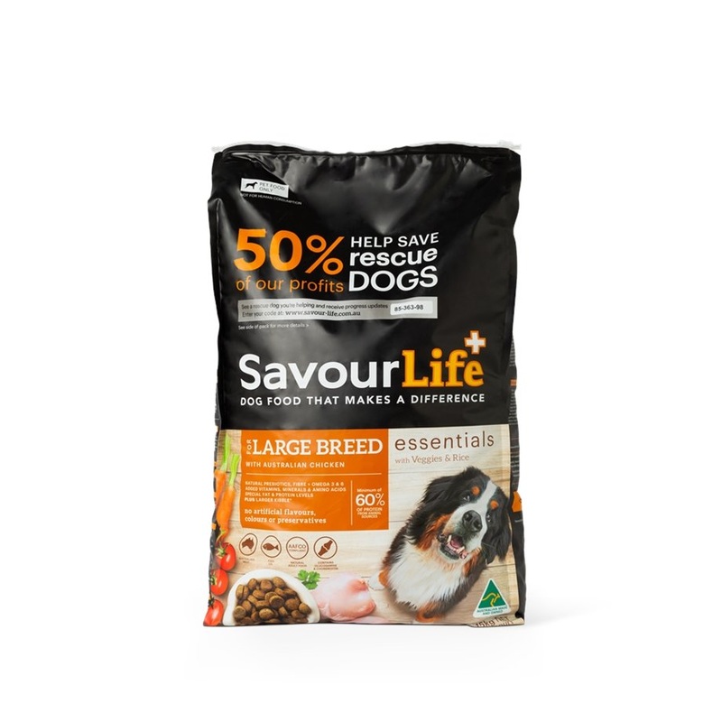 SavourLife Essentials Dog Adult Large Breed Chicken and Veggies 15kg