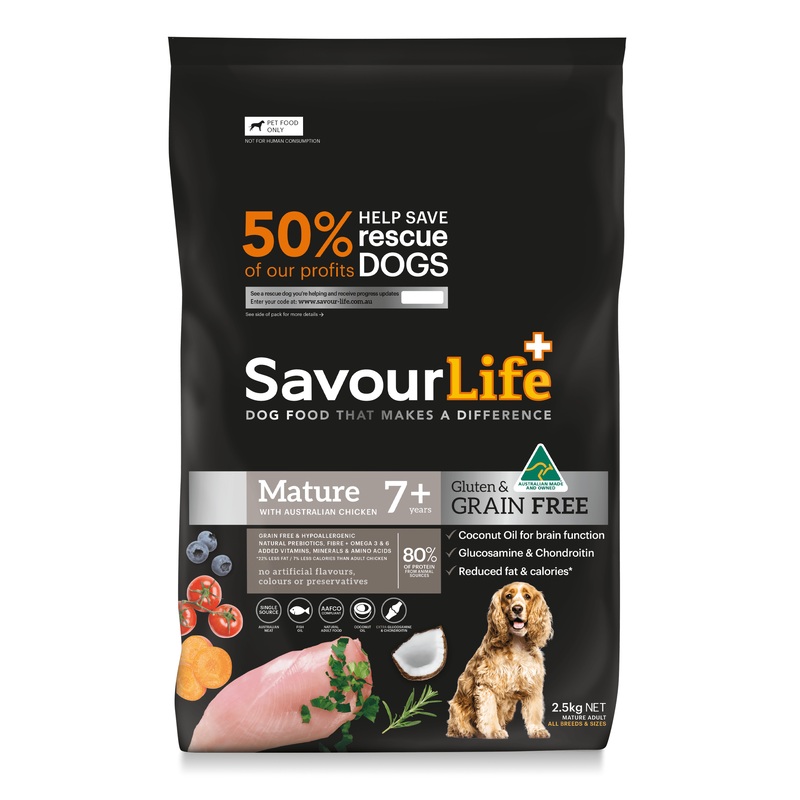 SavourLife Grain Free Mature 7+ Chicken 2.5kg