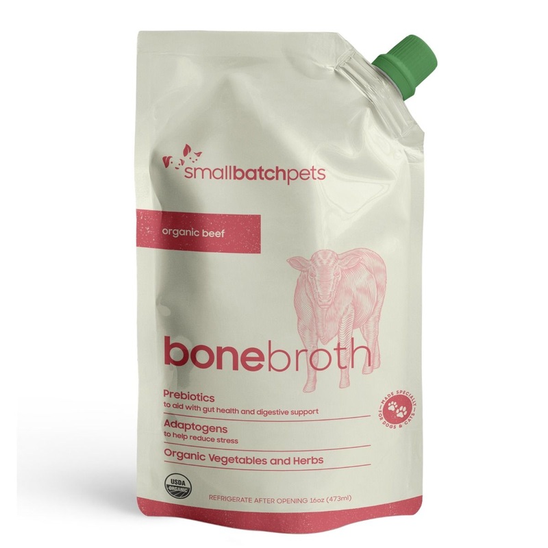 smallbatch Shelf Stable Bone Broth Dog Supplement - Beef - 16oz Pouch