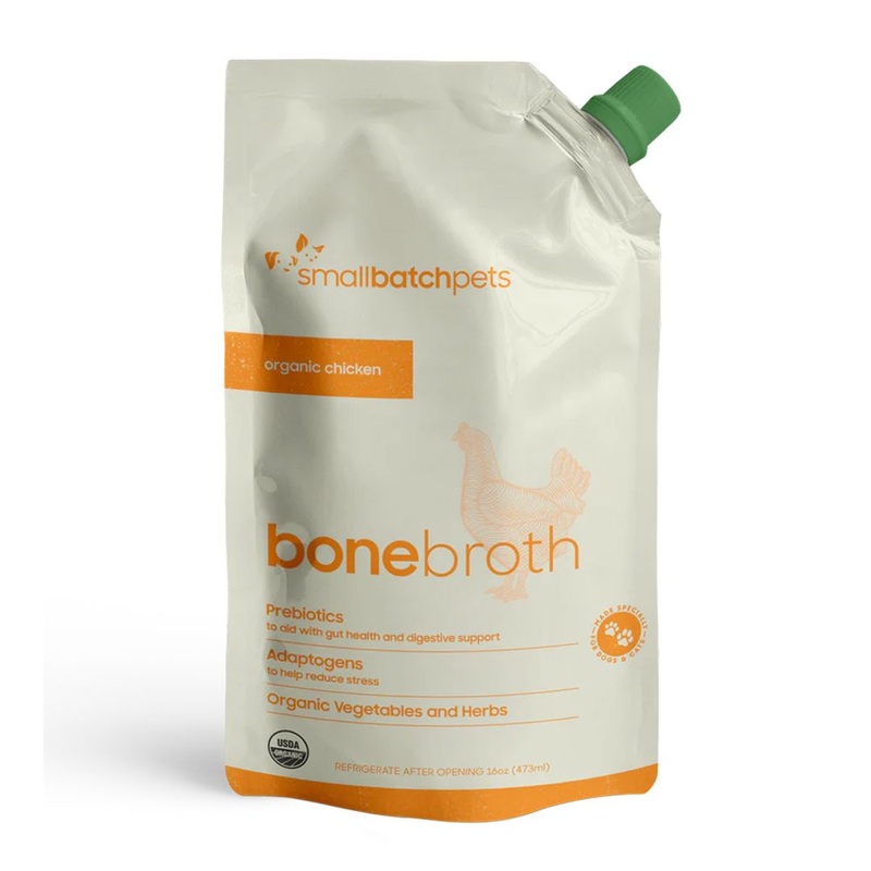 smallbatch Shelf Stable Bone Broth Dog Supplement - Chicken - 16oz Pouch