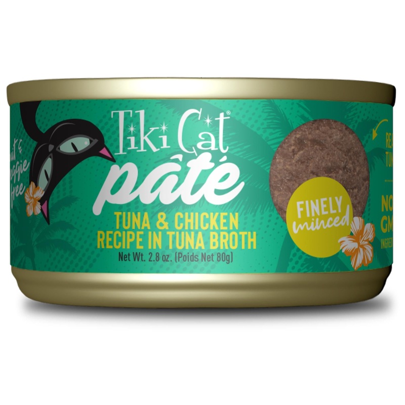 Tiki Cat Luau Tuna & Chicken Pate Canned Cat Food 2.8oz