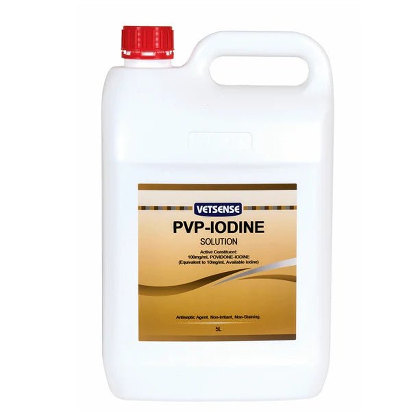 Vetsense PVP Iodine Solution 5 Litres